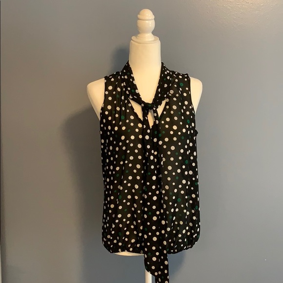 Banana Republic Tops - Professional Banana Republic Tie Neck Shell